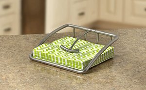 <b>Napkins</b> Tissue Holder Stand Hotel Restaurants Centerpiece Items Table Decorative <b>Silver</b> Plated <b>Napkin</b> Stand Easy Portable Crafts - Product Image 4