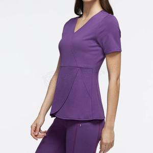 Hauts à manches courtes de clinique OEM pantalons de jogging uniformes d'infirmières d'hôpital médical hommes femmes ensemble de blouses d'infirmière - Product Image 2