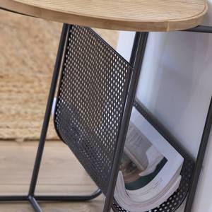 Ensemble de 3 tables basses gigognes en bois de manguier et fer, style industriel antique, artisanat, écologique, durable, décoration de meubles pour la maison, vente en gros - Product Image 2