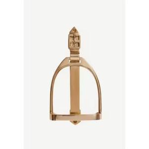 Aldaba de puerta de Metal pulido dorado, acento de entrada de diseñador para el hogar, Villa, puerta delantera, herrajes decorativos y regalo - Product Image 2