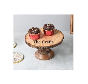 Fantastique Design Gâteau Stand Taille Personnalisée Forme Ronde Gâteau Stand En Bois Et Aluminium Gâteau Pâtisserie Stand - Product Image 4