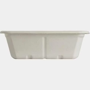 Boîte à lunch jetable en bagasse à compartiments simples et multiples, vaisselle écologique pour hôtel, camion de nourriture - Product Image 6