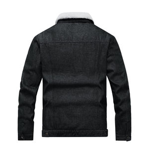 Chaqueta Vaquera Clásica para Hombre, Chaqueta Vaquera Lavada Personalizada con Forro de Sherpa/Piel, Chaqueta Vaquera de Moda al por Mayor para Hombre - Product Image 6
