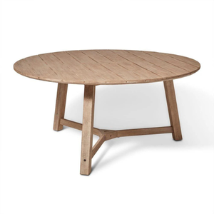 Ensemble de salle à manger d'extérieur moderne et durable en teck massif avec table de jardin et 6 chaises confortables - Product Image 4