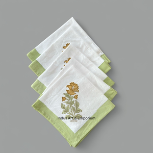 Manteles individuales y servilletas de mesa de algodón estampados a mano al por mayor - Product Image 2