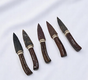 Cuchillos Artesanales de Punta de Flecha Feng Shui, Colección de Piedras Preciosas, Amatista, Jaspe, Ágata, Esculturas de Chakra, Figuras, Mascotas, Recuerdos - Product Image 6