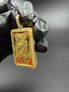 สร้อยคอจี้เพชรโมอิสซาไนต์ VVS แบบฮิปฮอป ชุบทองคำขาว เงินแท้ 925 ราคาถูกที่สุด - Product Image 5