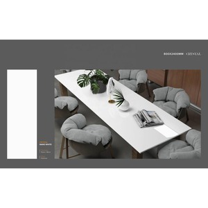 Ivoire Nano 800x2400x15mm Carreau de porcelaine poli Résistant à l'eau Home Glow Countertop Carreaux de céramique décoratifs - Product Image 3