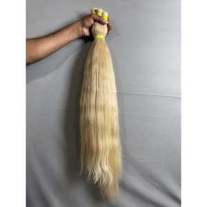 Cheveux vierges Remy blonds indiens 613, qualité 12A, cheveux en vrac décolorés et teints - Product Image 3