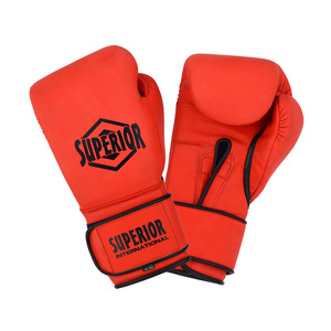 Wholesale 8oz Waterproof Breathable Lightweight Adult Leather Boxing <b>Gloves</b> Customizable Professional Training <b>Gloves</b> 12oz High - Product Image 2