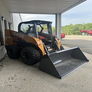 Cargadora de dirección deslizante usada de entrega rápida para caja para máquina de ruedas de construcción de carreteras con motor de núcleo a la venta en stock - Product Image 2