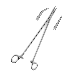 Pinces à pont droites et courbées en acier inoxydable pour chirurgie thoracique – Instruments médicaux pour chirurgie cardiothoracique - Product Image 4