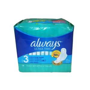 Alwayss Discréto, Transpirable, con Patrón Sólido, Toallas Menstruales para Adultos, Gran Absorbencia, Largo, Postparto, 156 Unidades, ODM, Uso Diario - Product Image 5