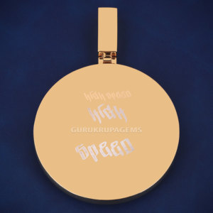 Pendentif glacé rond circulaire breloque Logo personnalisé lettre 925 argent Hip Hop pendentif Moissanite personnalisé - Product Image 5