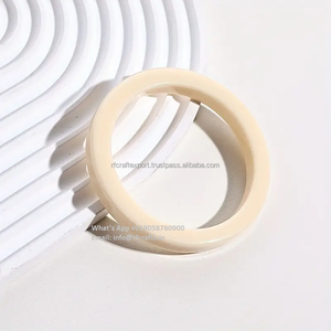 ชุดกำไลเรซินหลากสี4ชิ้นเครื่องประดับคริสเตียนรูปทรงกลมดีเครื่องประดับอัญมณีสไตล์แฟรงซ์ของขวัญสำหรับงานเลี้ยงที่ทันสมัย - Product Image 5