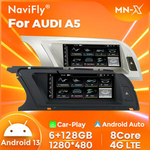Autoradio Android sans fil Navifly MNX 10,25 pouces avec CarPlay, GPS automatique pour <span class=keywords><strong>Audi</strong></span> <span class=keywords><strong>A5</strong></span> 2009-2016 avec 4G LTE WIFI Android AUTO - Product Image 2