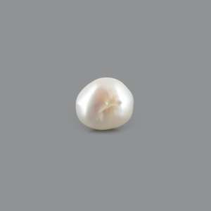Perle d'eau douce blanche de 11,96 carats pour la fabrication de bijoux - Product Image 2