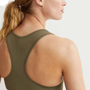 Ensembles de vêtements de sport pour femmes à séchage rapide, avec logo personnalisé, décontractés, pour entraînement, fitness, yoga, comprenant des soutiens-gorge de sport sexy et des pantalons évasés - Product Image 2