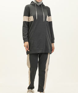 Survêtements grande taille pour femmes, vêtements musulmans à la mode, vêtements de sport de haute qualité, vêtements islamiques 100% coton - Product Image 1