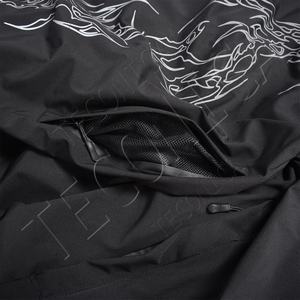 Venta al por mayor, pantalones de esquí unisex para la nieve, impermeables, a prueba de viento, cierre de cremallera, OEM, estampado personalizado, técnica suelta, pierna ancha, tela de poliéster - Product Image 3