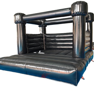 Château gonflable noir impressionnant, le favori des enfants, pour le plaisir en plein <span class=keywords><strong>air</strong></span>, les fêtes sombres, les mariages et comme lit de saut pour structure gonflable - Product Image 1