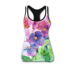 Camiseta sin mangas de Yoga para mujer, transpirable camiseta sin mangas de algodón para mujer, camiseta de levantamiento de pesas para mujer - Product Image 4