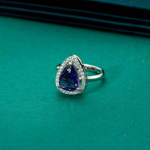 Anillo CZ delicado hecho a mano con joyería de moda chapada en rodio DE LA India - Product Image 6