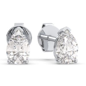 REYES Factory Wholesale Price 925 Sterling <b>Silver</b> CVD HPHT Lab Grown Diamond Screw <b>Back</b> Stud Earrings For Women Fine Jewelry - Product Image 4