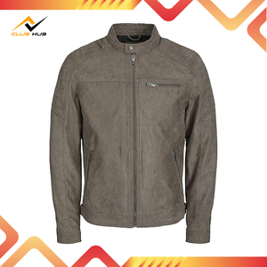 2025แจ็คเก็ตหนังผู้ชายแฟชั่นใหม่สำหรับฤดูใบไม้ร่วงฤดูหนาวเหยี่ยวผ้าแคนวาสสไตล์ออกแบบได้ตามต้องการ - Product Image 5