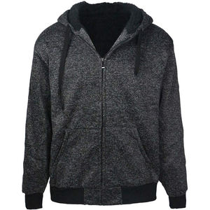 Streetwear de haute qualité Sweat à capuche zippé pour hommes Couleur unie Respirant Sweats à capuche pour hommes à vendre - Product Image 1