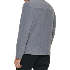 Chaquetas térmicas suaves con cremallera completa de invierno grueso con logotipo personalizado Chaquetas de exterior de lana polar de alta calidad para hombres y mujeres - Product Image 2