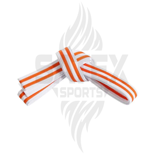 เข็มขัดคาราเต้แบบถักลายมุก คุณภาพสูง สำหรับผู้ใหญ่ 男女  พร้อมโลโก้สั่งทำ - Product Image 1