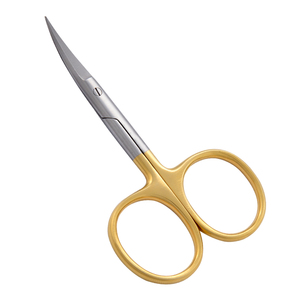 Color dorado 3,5 \ "Super Cut Fly Fishing Tiing Tijeras Alicates de acero inoxidable con embalaje personalizado - Product Image 3