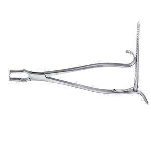 Pinces orthopédiques pour maintien des os en gros avec verrouillage rapide, courbées, 9 instruments, pinces pour maintien des os - Product Image 1