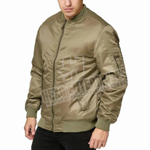 Chaqueta Bomber de satén para hombre, moderna y cómoda, de alta calidad, duradera y perfecta para ropa informal - Product Image 4