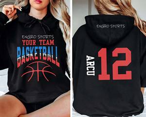 Fabricante Engro ropa deportiva uniformes industria personalizada sublimación impresión manga corta baloncesto con capucha tiro camisa caliente conjunto - Product Image 3