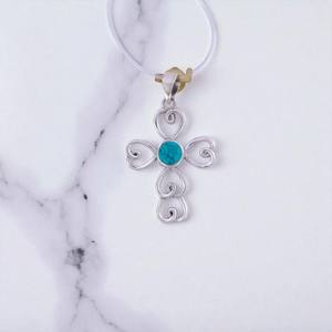 จี้อัญมณีช่างฝีมือทำจากเงินและเงินสเตอริ่งเครื่องประดับ925 - Product Image 3