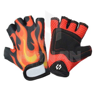 Recién llegado, guantes de ciclismo transpirables de medio dedo, protección de manos de cuero de secado rápido para deportes de invierno, tarifa al por mayor - Product Image 3