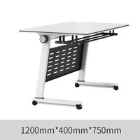 Table de formation de conférence pliante Ekintop et combinaison de chaises peuvent déplacer un double bureau et des chaises utilisées pour les écoles