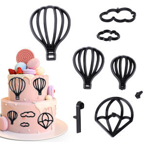 Ballons à Air chaud nuage Fondant Cutter ensemble en plastique <span class=keywords><strong>emporte</strong></span>-pièce moule artisanat polymère argile Cutters - Product Image 1