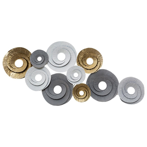 Arte de pared de metal hecho a mano superventas, arte de pared decorativo de lujo de alta calidad personalizado para sala de estar y dormitorio, novedad - Product Image 3