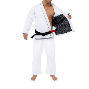 Uniformes de Jiu Jitsu ligeros personalizados de fábrica para hombres y mujeres Precio de logotipo bordado para adultos Ropa de artes marciales - Product Image 3