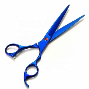 Professional Beauty Ceramic Handled <b>Left</b>-<b>Handed</b> Barber Haircut <b>Scissor</b> Set Stainless Steel 32 Teeth Thinning Cutting Durable - Product Image 4