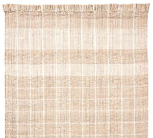 Alfombra de Yute Moderna Reversible de Everett, Tejida a Cuadros, Ecológica - Product Image 1