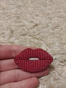 Breloque de sac motif frites perlées au design mignon, breloque de fermeture éclair faite à la main, porte-clés brodé, cadeau, accepte la personnalisation, en alliage, étanche - Product Image 3