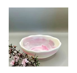 Ensemble de bols de service en résine fabriqués à la main hautement polis et personnalisés de qualité supérieure pour hôtel et restaurant de l'Inde. - Product Image 3