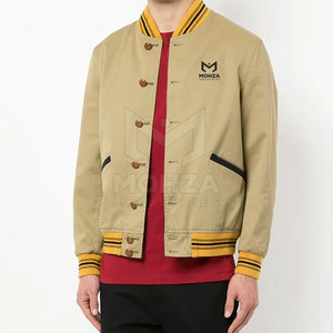 Plus Size <b>Cheap</b> Price Custom Made Design Men Letterman Breathable Stand Collar Front Logo <b>Winter</b> <b>Jacket</b> Made in Pakistan - Product Image 2