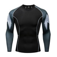 Haut de compression unisexe léger UPF 50+ à manches courtes et fermeture éclair intégrale, respirant, anti-UV, pour adultes