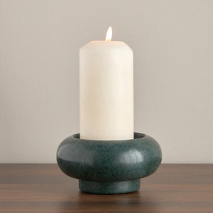 Portavelas de mármol rústico para decoración del hogar, mesa Vintage con acento, soporte moderno para velas, pieza decorativa - Product Image 6