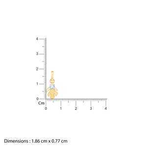 Heer by giva จี้เพชรรูปใบไม้แฟนซีสร้อยคอเพชรที่สง่างาม - Product Image 4